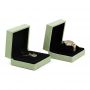 Jewelry Bracelet Box Grass Green Velvet Jewelry Box China Manufacturers Custom logo