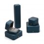 Custom Navy Blue Jewellery Box Pu Leather Personalized Jewelry Box Packaging with velvet tray