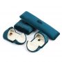  Hot Sale Packaging Velvet Luxury Jewelry Box green Ring Bracelet Pendant Box with Button