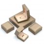 Gold Wholesale Luxury Jewelry Box Custom PU Leather Jewelry Packaging Bangle Earring Bracelet Necklace Ring Box Jewelry Box