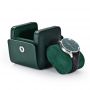 Luxury Pu Watches Storage Black Brown Watches Box Leather Watch boxes with button 