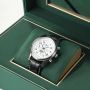 Luxury Custom High Quality Packaging Watch Boxes Wholesale PU Leather Black green Watch Storage Box