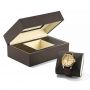 Luxury Custom High Quality Packaging Watch Boxes Wholesale PU Leather Black green Watch Storage Box