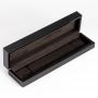 Custom logo Hot Selling Wooden Box Packaging Single Ring with coffee brown Velvet Inside 