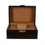 Custom Classic Vintage Metal Buckle Wooden Watch Gift Box Watch Packaging Box  with wooden tray