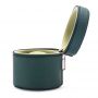 Wholesale Customized Round Watch Box Zipper PU Leather Watch Box High-grade Watch Box
