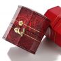 Custom Small Mini Cute Leatherette Vintage Antique Ring Boxes Luxury Mini Ring Box Custom Jewelry Box