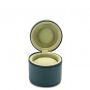Wholesale Customized Round Watch Box Zipper PU Leather Watch Box High-grade Watch Box