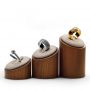 High Quality wooden Microfiber Ring Display Stand Luxury Jewelry Display Props