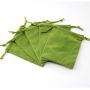 Green Wholesale High Quality Small Velvet Luxury Gift Packaging Bag Suede Drawstring Jewelry Pouch With Logo