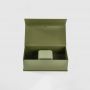 Custom Size Recyclable Green Cardboard Paper Hard Rigid Magnet Box Packaging Luxury Magnetic Gift Box with Magnetic Lid