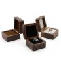 Customized Wood Storage Different Styles Solid Wood Packaging Box Gift Ring Box Small Wooden Jewelry Boxes