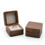 Customized Wood Storage Different Styles Solid Wood Packaging Box Gift Ring Box Small Wooden Jewelry Boxes